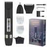 4-In-1 Dual Head Electric Shaver, Body Hair Trimmer & Facial Hair Remover, Nose Hair Clipper, Ipx7 Waterproof, for Leg Arm Body Face, Cordless Waterproof Shaver, Portable Wireless Trimmer, Body Hair Trimming