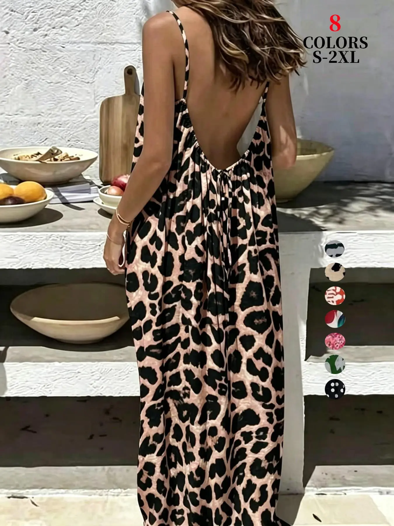 2026 Comfortable Versatile Women's Strapless Backless Leopard Print Dress Sleeveless Elegant Trendy Stylish Casual for Party Date Daily Wear