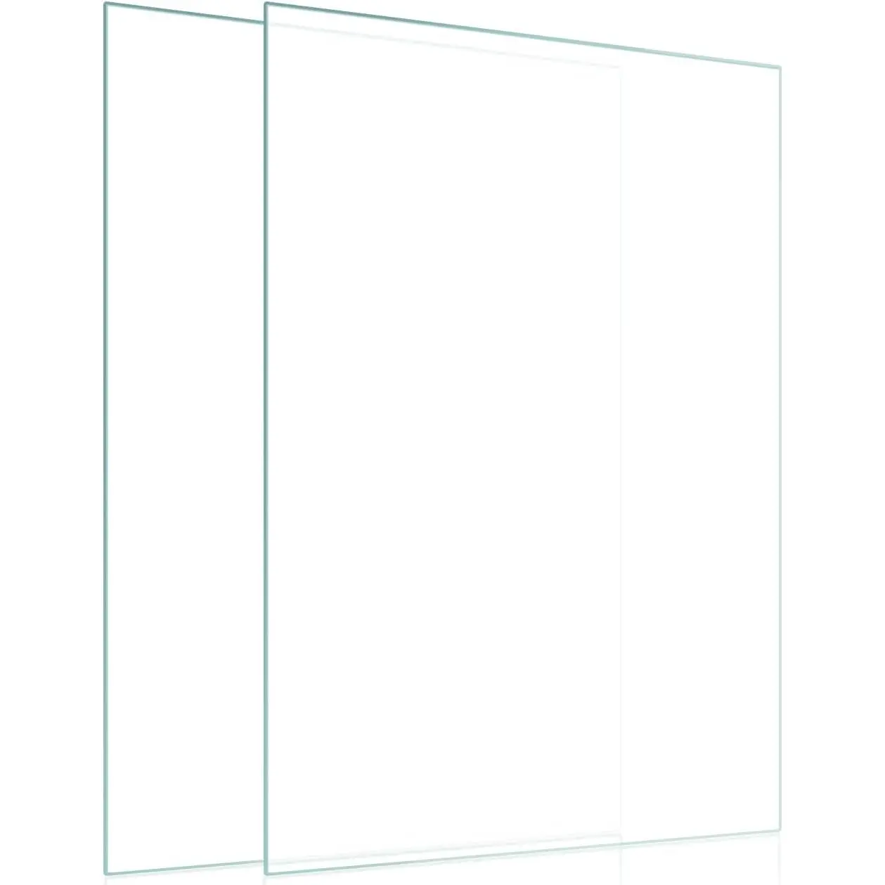 11x14 Heat-Strengthened Crystal Clear Replacement Glass for Picture Frame, 2 Pack, Fits 11 by 14 Photo Frame