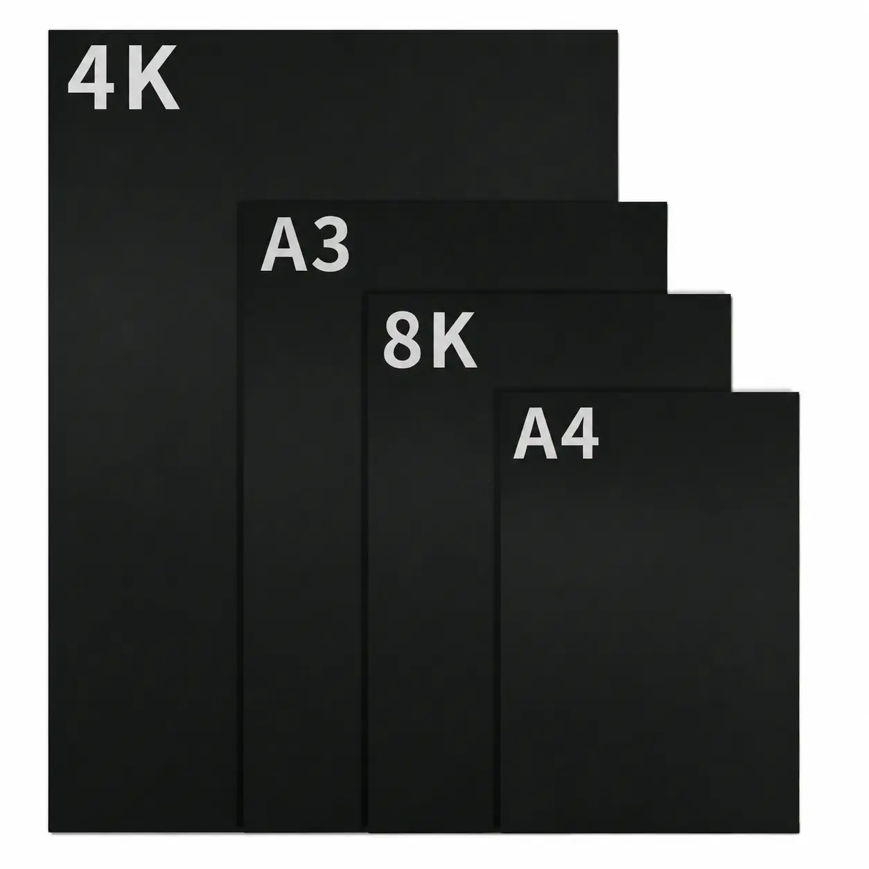 Premium 10-Pack Heavyweight Black Cardstock Sheets, 300 gsm Thick Acid-Free Art Paper for Drawing, Crafting, Scrapbooking, School Projects, DIY Cards, and Children’s Creative Activities – Ideal for Cutting, Folding, and Embossing