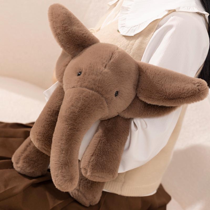 Super Soft 4 Colours Elephant Plush Toys Cute Stuffed Flappy Ears Long Plush Animals Plushy Hugging Pillow Kids Xmas Gift