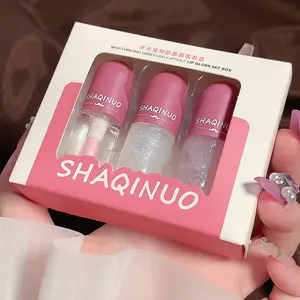 Multi-effect capsule lip set with moisturizing clear oil, color-changing and shimmer options. Plump glossy glass lips effortlessly, mini design is an ideal daily lip essential for students.