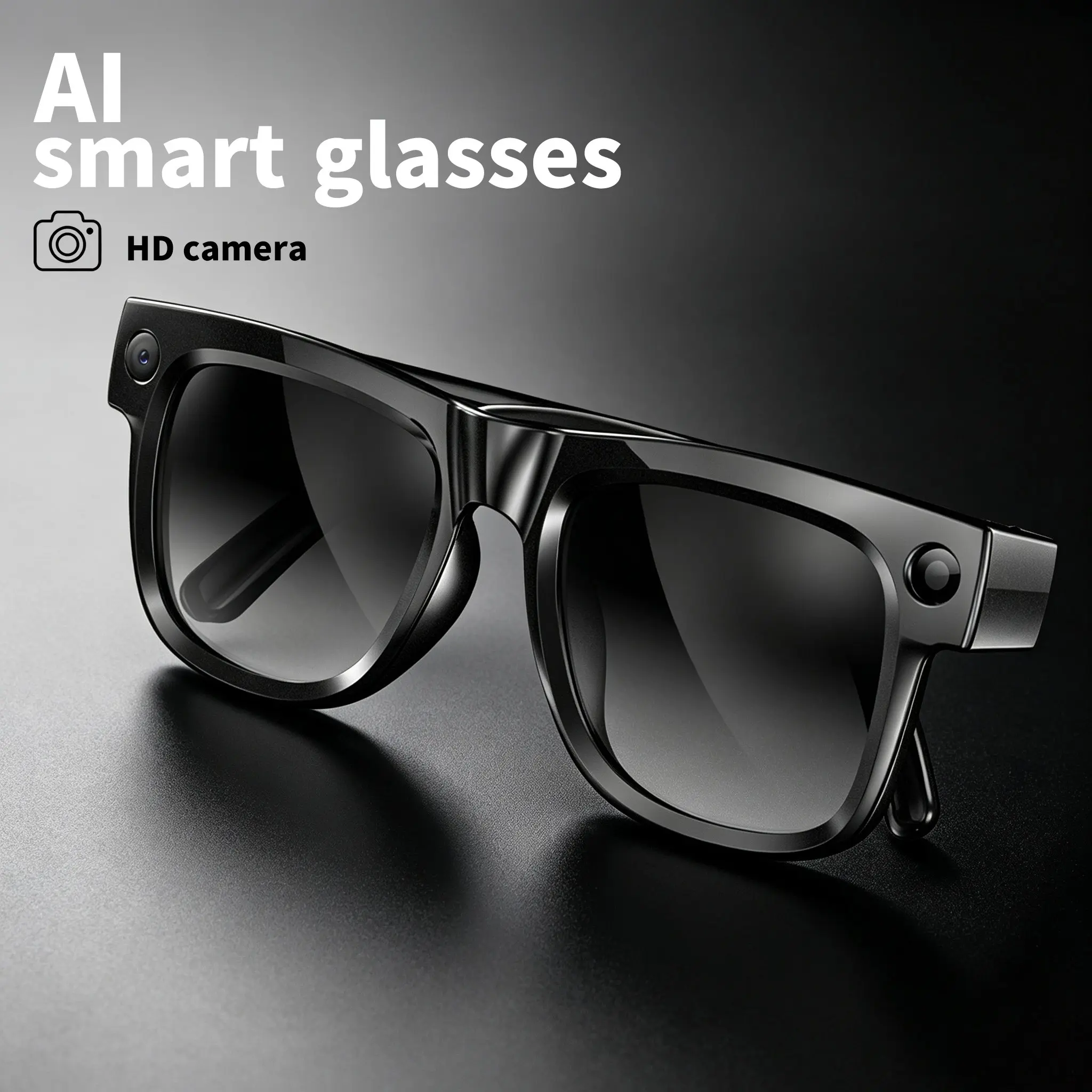 2026 New Smart Glasses for Men, Equipped with Camera, 4GB Storage, Photo & Video Capture, Translation, Chat, Music Features