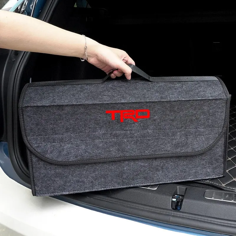 Foldable Car Trunk Storage Box Organizer, Tidying Container Bag for Toyota Trd Pro, Corolla, Yaris, Chr, Auris, Rav4, Prius