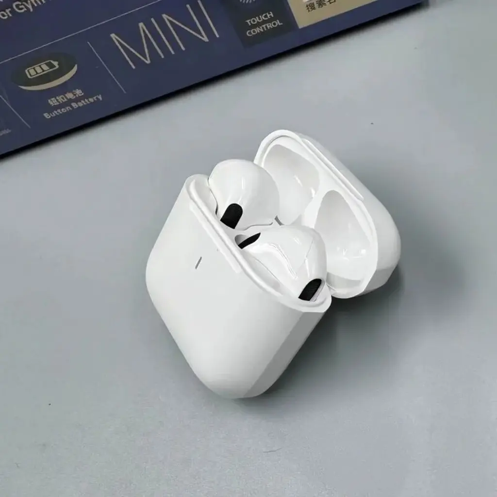 New Wireless Bluetooth Headphones Earphones With Mic Charging Case Clear Sound Long Playtime Compatible With All Smartphone