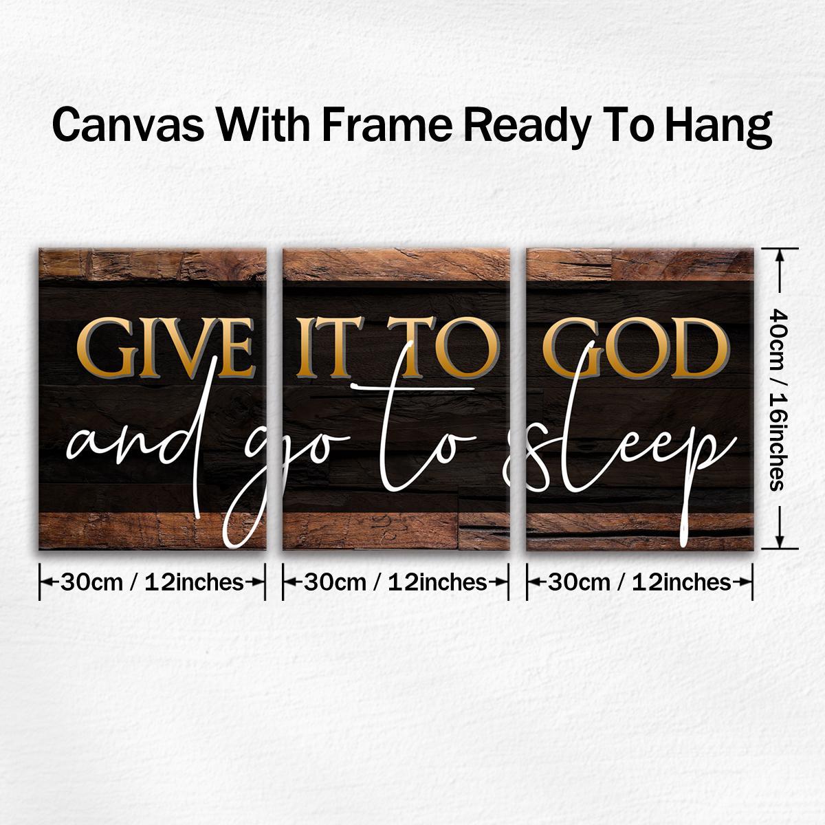 Wooden Framed Canvas Painting, 3 Counts/set Letter Pattern Western Wall Art, Vintage Art Canvas, Modern Home Decor, Vintage Letters Print for Living Room Home Office Hotel