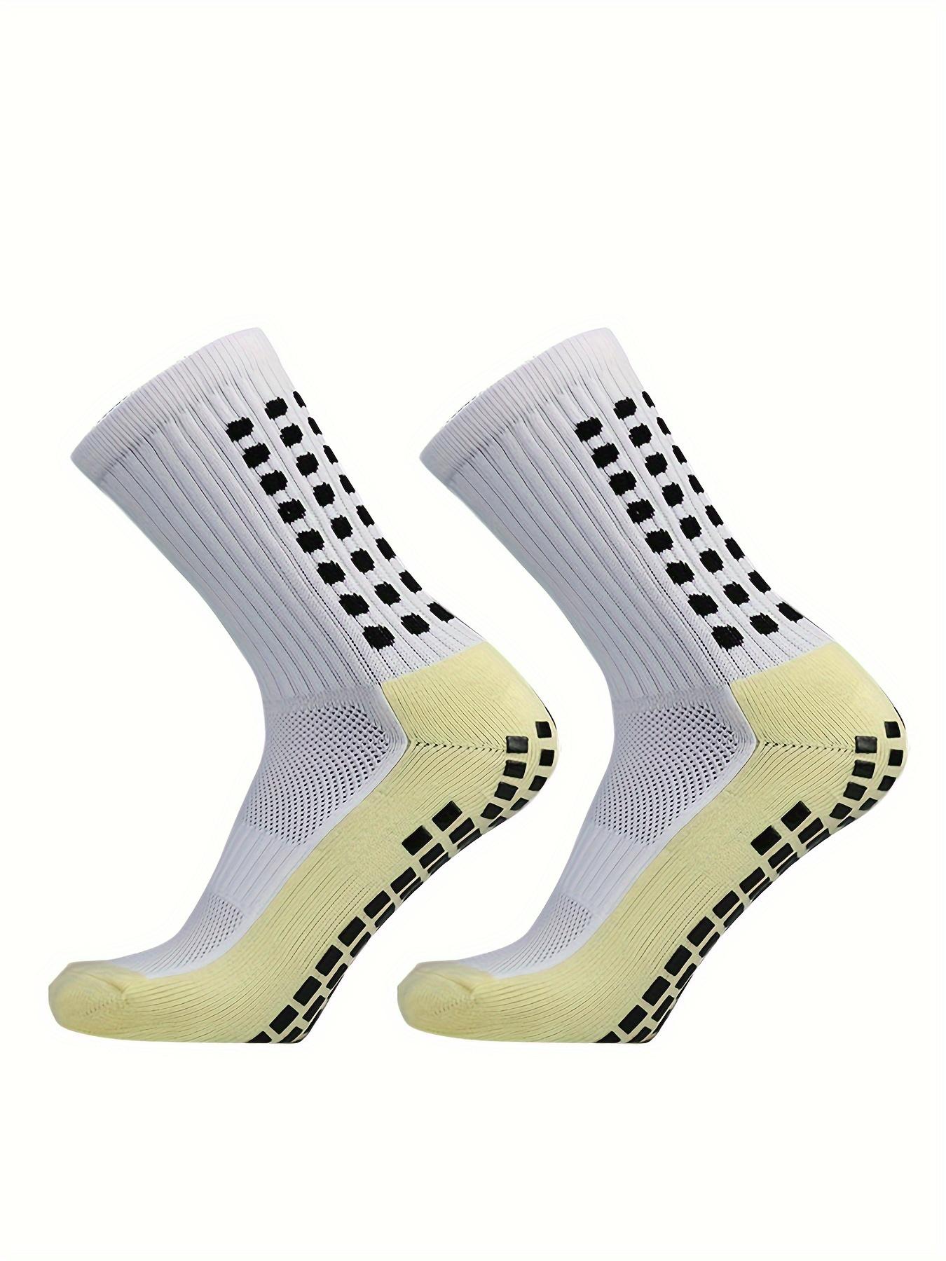 6 Pairs Supreme Comfort Sports Leg Socks - Ultra-Breathable, Anti-Slip Silicone Grip for Football & Soccer - High-Performance Outdoor Adventures Set