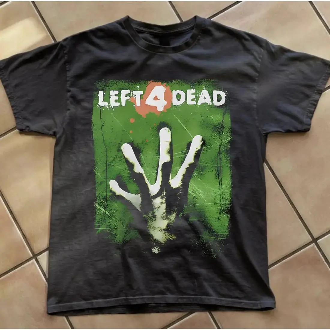 Left 4 Dead T Shirt Vintage New Graphic 2008 Grunge Y2K Tapout Affliction Emo Goth Retro Gamer Skater Opium Skull Southpole Punk, Unisex T-Shirt, Gift For Men Women Menswear Top Streetwear