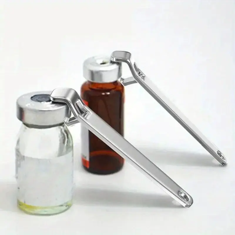 Portable Stainless Steel Ampule Bottle Opener 10 Pack | Oral Liquid Vial Cap Opener and Soda Can Opener for Pharmacy, Home, Kitchen, Travel