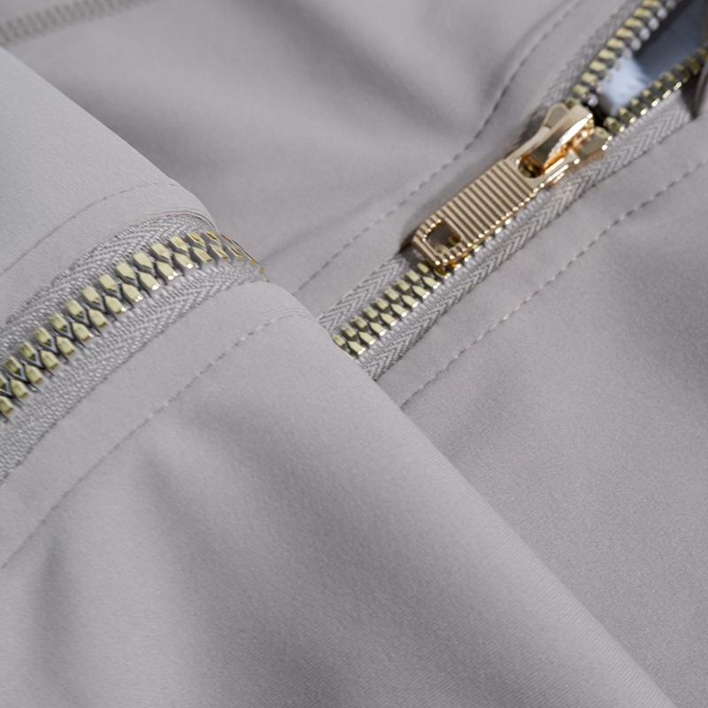 Yoga suit gold zipper version women's yoga jacket, sports stand up collar jacket, fitness slim fit and slimming top Yoga suit gold zipper version women's yoga jacket, sports stand up collar jacket, fitness slim fit and slimming top