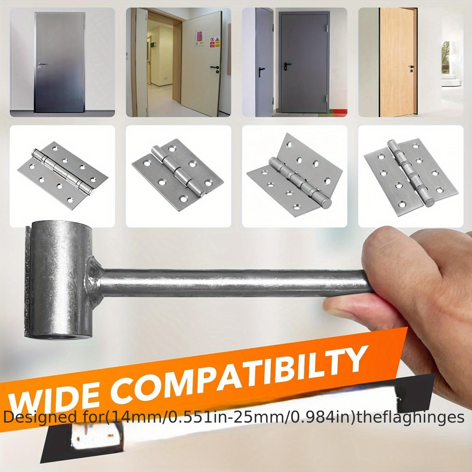 2Pcs Door Hinge Adjustment Tool Set, Suitable For Various Door Gap Repair Tools, Hinge Tightening Tool, Door Hardware Maintenance, Compact Wrench, Precision Instrument, Corrosion-Resistant Materials, Gap Wrench, Hand Tools durable  door  closer