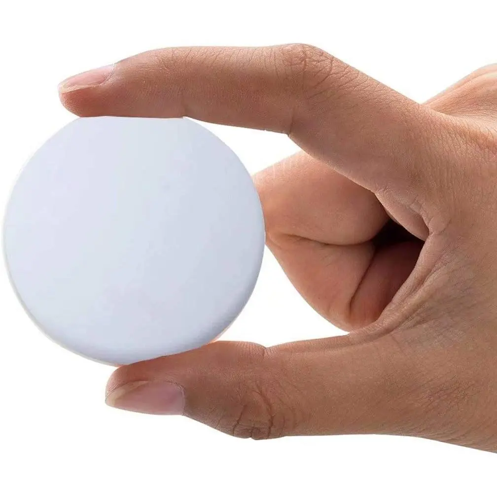 Door Knob Wall Shield, 6 count White Round Soft Rubber Wall Protector Self Adhesive Door Handle Bumper (Small Round 1.57 Inch 6 count, White) | Wall Protector Self Adhesive Door Handle Bumper (Small Round 1.57 Inch 6 count, White)