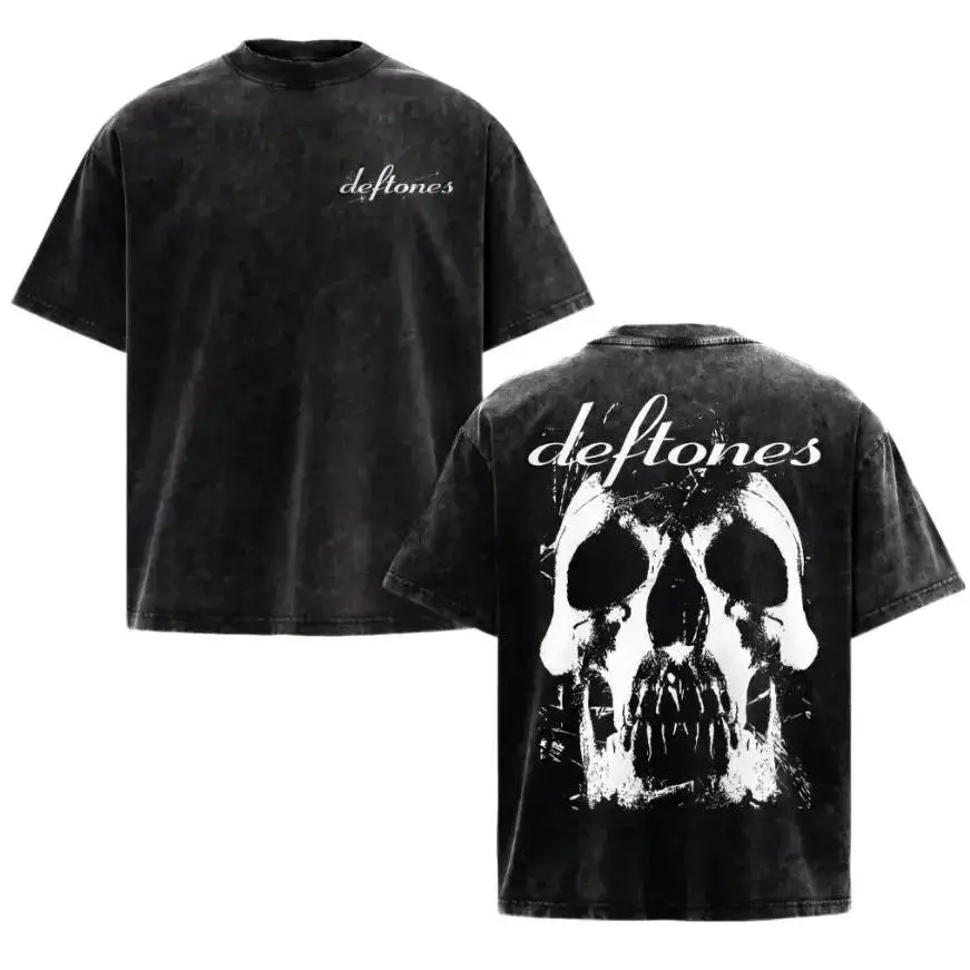 X-[KM 100%cotton] Retro Limited Deftones Entombed Heavy Metal , Deftones rock band , metal band , rock tour t-, alternative band merch, trending t-, 90s graphic tee, vintage graphic tee, grunge aesthetic , classic rock merch fun shirts humortee,Streetwear