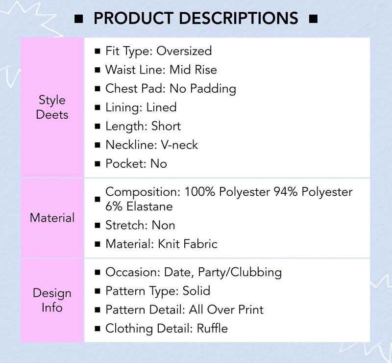 Cider Sequin V-Neck Halter Ruffled Hem Oversized Mini Dress With Scarf