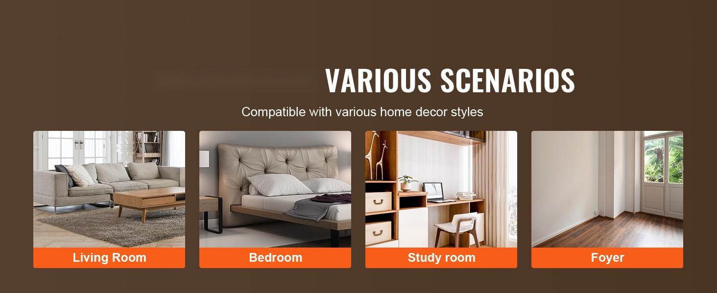 Clear Acrylic End Table With Solid Base, Round 11.9 by 11.9 Inch Tabletop, 21.4 Inch Height, Modern Glass-Like Side Table For Living Room, Bedroom, Home Office, Coffee Table Or Snack Table, Durable Transparent Furniture Clear Acrylic End Table With Solid Base, Round 11.9 by 11.9 Inch Tabletop, 21.4 Inch Height, Modern Glass-Like Side Table For Living Room, Bedroom, Home Office, Coffee Table Or Snack Table, Durable Transparent Furniture