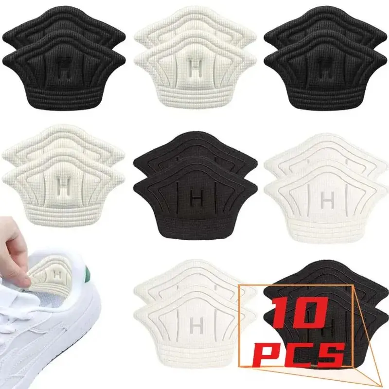 Insoles Patch Heel Pads for Sport Shoe Adjustable Size Feet Pad Pain Relief Cushion Insert Insole Heel Protector Sticker 10pcs
