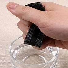 1.5 Inch Width Hem Tape for Pants - No Sew Washable Hem Tape, Easy Iron-On Hem Tape for Quick Repairs and Alterations (Black, 5.5 Yard)