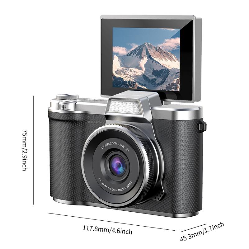 Latest with Flip Cover, Video Camera Camcorder, HD 1080P Video Recording, Simple Interface with Multiple Filters, Great Outdoor Selfie Gift, 32GB Memory Card Reader Included #GLOBAL PICKS