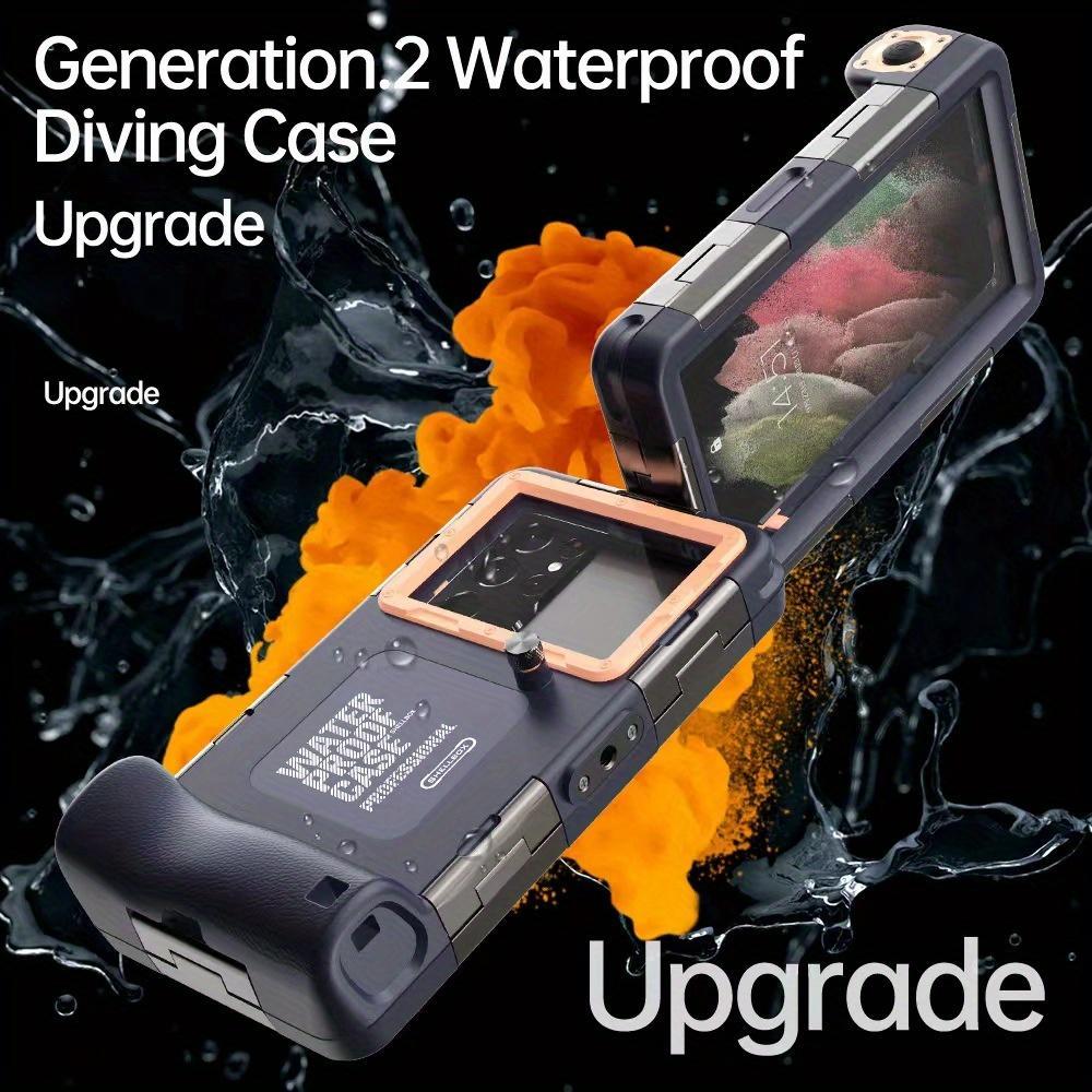 Waterproof Phone Case for Iphones & Samsungs, Ideal for Dive/snorkel Adventures, Fits Devices Under 6.9 Inches, Perfect for Photos/videos