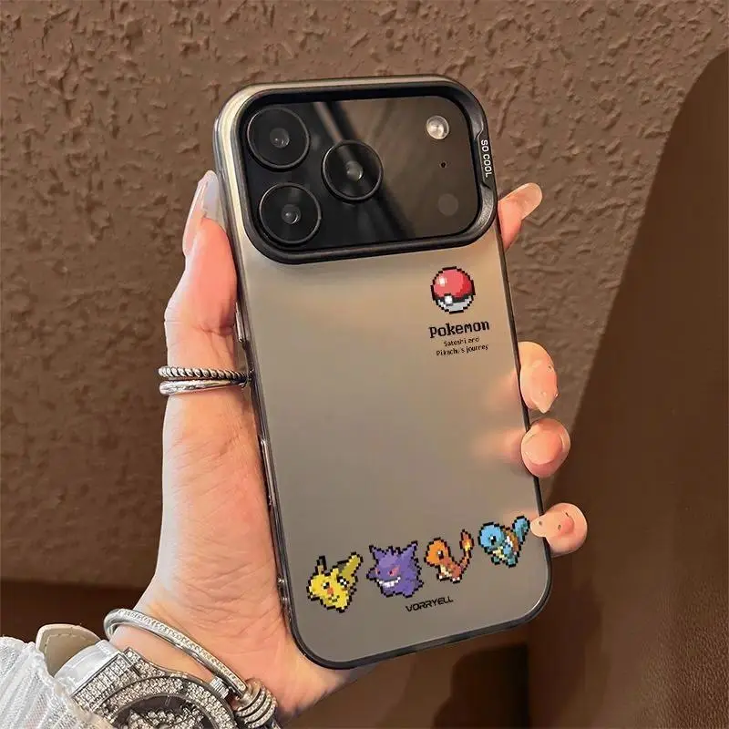 Cartoon Cute Pixel Pattern Phone Case for IPhone 17 16 15 14 13 12 11 Pro Max XS MAX PLUS Samsung Galaxy S26 S25 S24 S23 S22 Luxury Matte Cover