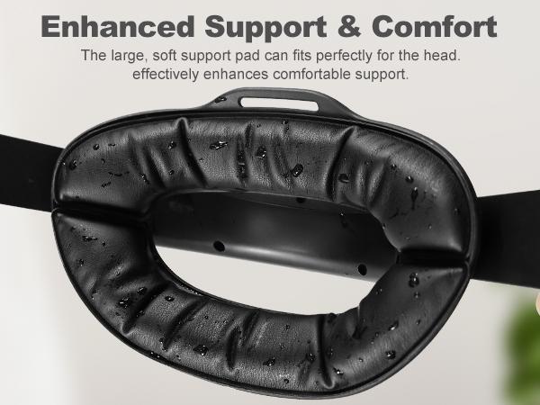 ESYWEN VR Headset Enhanced Headband for Quest 2/3/3S VR Host Retractable & Adjustable Strap for Comfort and Support