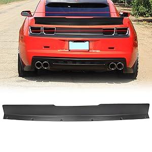 HECASA Rear Trunk Spoiler Wing Compatible with 2010-2013 Chevy Chevrolet Camaro LS LT SS 2SS 1SS 1LT ZL1 Rear Trunk Lid Wing Spoiler (Black) Car Accessories