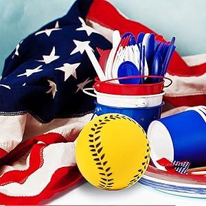 AGS Urspasol 20 Pack Mini Foam Baseballs 1.6-Inch Pitching Machine Baseball - Perfect for Hitting Practice and Pitching Improve Your Batting Accuracy Training Black Stitching