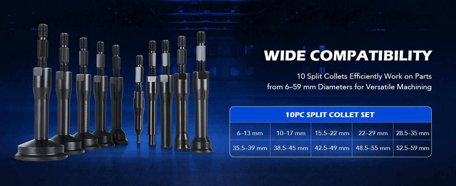 Orion Motor Tech Blind Hole Collet Bearing Race and Seal Puller Extractor Kit, Blue/ Red Slide Hammer Pilot Insert Inner Internal Bearing Removal Tool Set, 16PCS, car stuff, tool box, Automotie Repair Tools