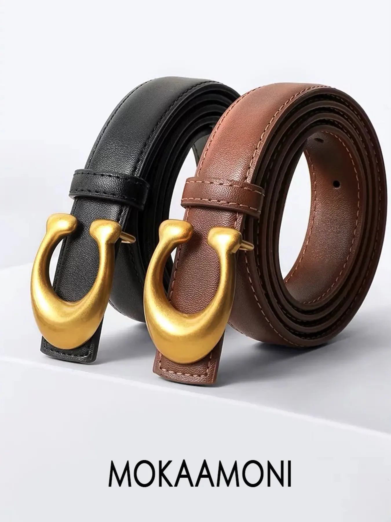 Women's Casual Letter Pattern Belt, All-Season Fashion Accessory, Versatile and Stylish, Perfect for Daily Wear