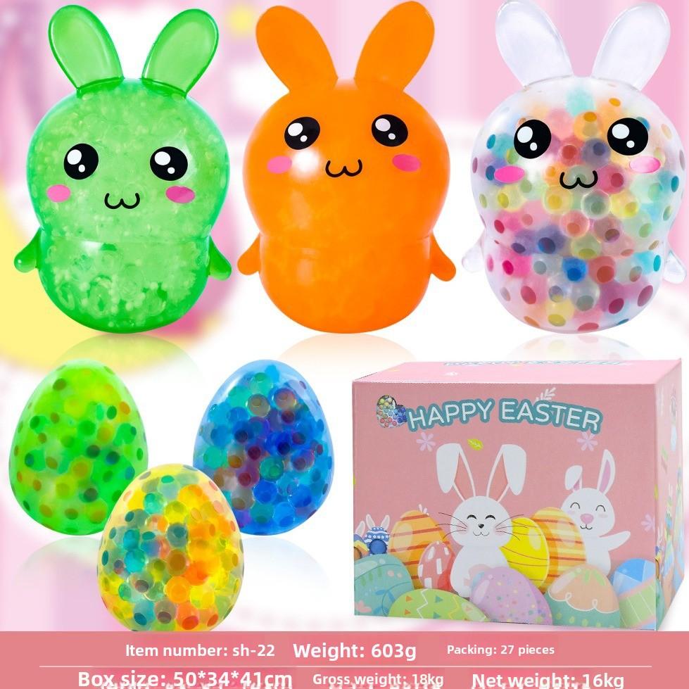 New Easter Egg Toys: Printed Plastic Open-Ended Eggs, DIY Bunny Capsule Toys, Easter Gifts