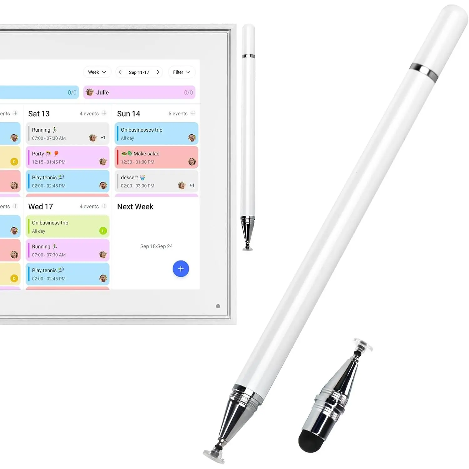 Stylus Pen for Digital Calendar and  Screen,White