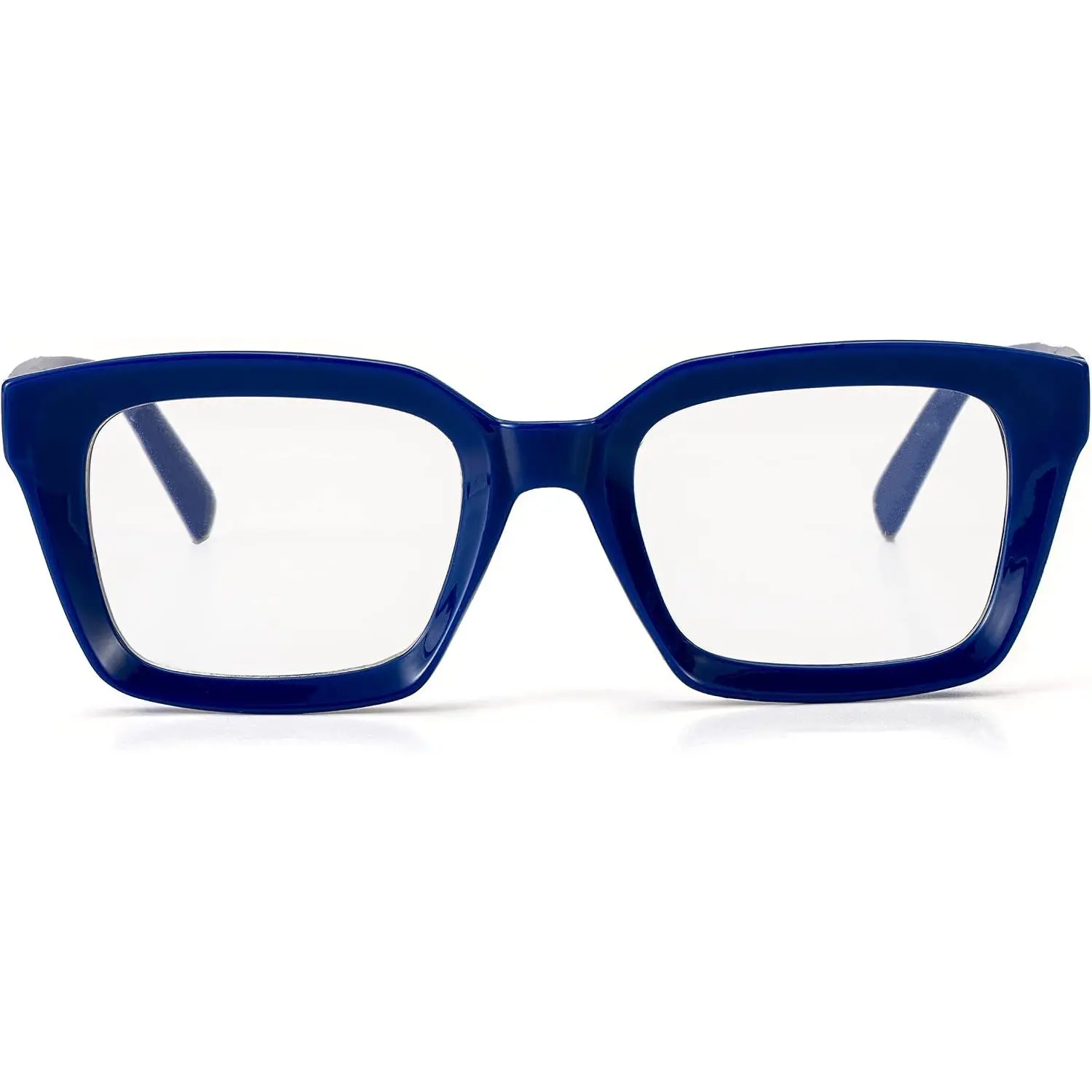 Thick Square Frame Glasses for Women Men Non-prescription Clear Lens Eyeglasses