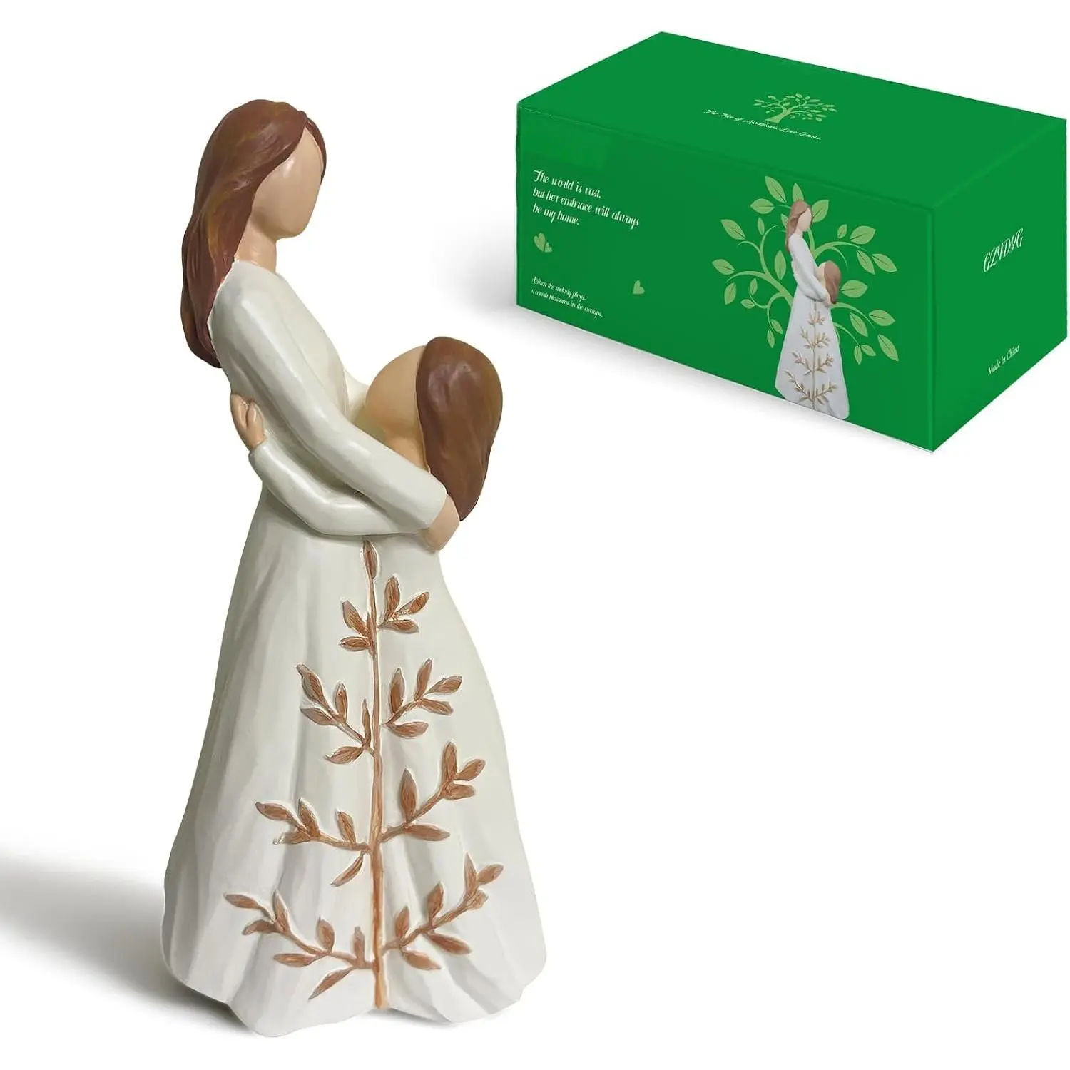 Mother Birthday Gifts from Daughter,6 Inch  Mother Daughter Embrace Figurine,  of the Bride Groom ,Daughters Gifts from Mom