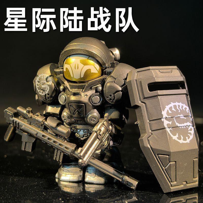 MOC Exoskeleton Armor Warrior Building Blocks Model Assembling Ornaments Children Educational Toys Boys Holiday Gift Collection popular