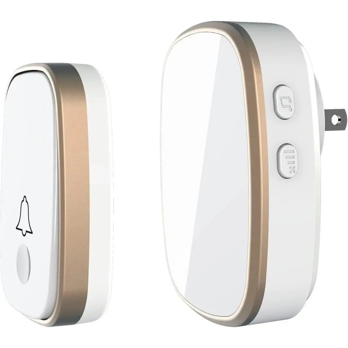 Modern Wireless Smart Doorbell, Easy to Install, 1000ft Range, 5 Volume Levels with Mute Mode, Loud Door Chimes, LED Lights Flashing [New Deal]