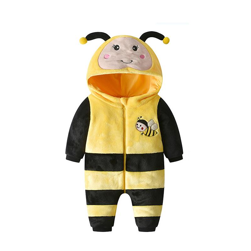Infant Baby Girl Boy Animal Cosplay Costume Cartoon Ladybug/Bee Hooded Long Sleeve Halloween Fall Winter Clothes 0-24 Months Infant Baby Girl Boy Animal Cosplay Costume Cartoon Ladybug/Bee Hooded Long Sleeve Halloween Fall Winter Clothes 0-24 Months