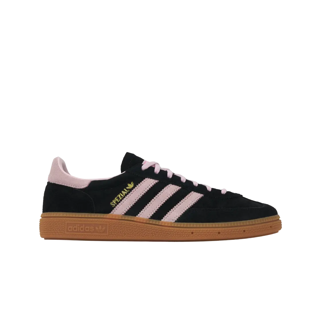 adidas Wmns Handball Spezial 'Black Clear Pink Gum' IE5897, Casual Wear, Lace-Up
