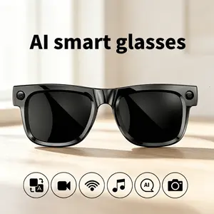 2026 Ag19 Ai Smart Glasses, 1080P Camera, WiFi Transfer, Bluetooth-compatible Calling, Music Playback, Gpt Hi-Fi Enc Microphone, Unisex Design