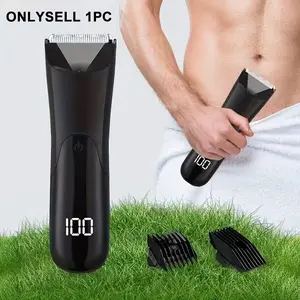Men's Body and Beard Multifunctional Hair Trimmer, Cordless Rechargeable Electric Shaver and Clipper, Portable Grooming Tool for Daily Use
