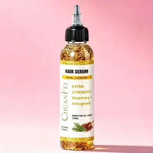 Rosemary and Fenugreek Hair Oil, Herbal Infused Hair Serum, Promotes Growth, Suitable for All Hair Types, Natural Hair Care