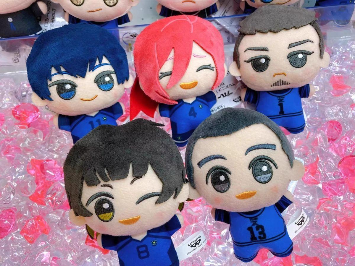 10cm BLUE LOCK Hiori Isagi Yoichi Nagi Seishiro Mikage Plush Doll Fluffy Maumet Plush Pendant Puppet Keychain Keyring Charm Gift