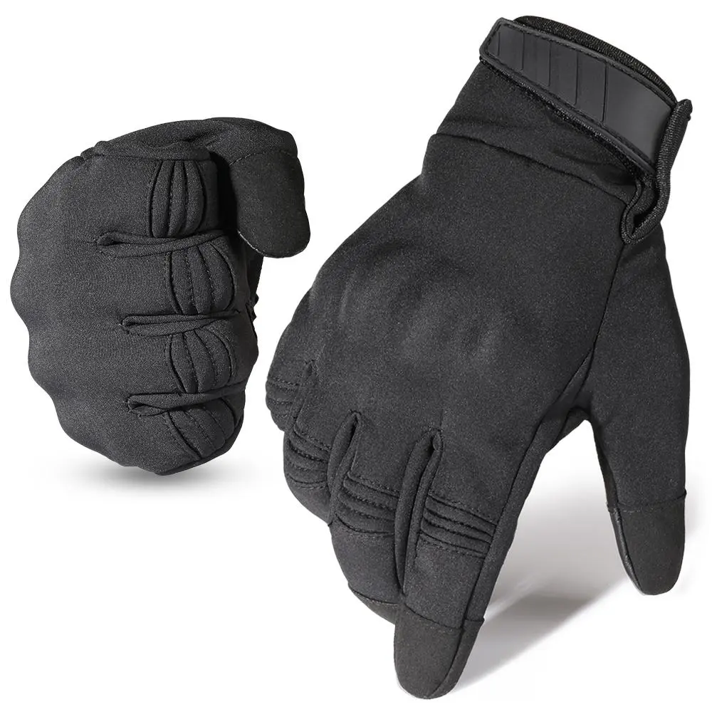 Waterproof Sports Gloves, Motorcycle Riding Gloves, Motobike Riders Gear, 1 Pair of Full-Finger Touchscreen Outdoor Activity Gloves for Hiking, Motorcycling, Cycling and Camping, Tactical Outdoor Protective Gear for Men & Women