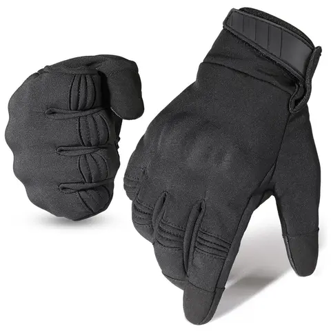 Waterproof Sports Gloves, Motorcycle Riding Gloves, Motobike Riders Gear, 1 Pair of Full-Finger Touchscreen Outdoor Activity Gloves for Hiking, Motorcycling, Cycling and Camping, Tactical Outdoor Protective Gear for Men & Women
