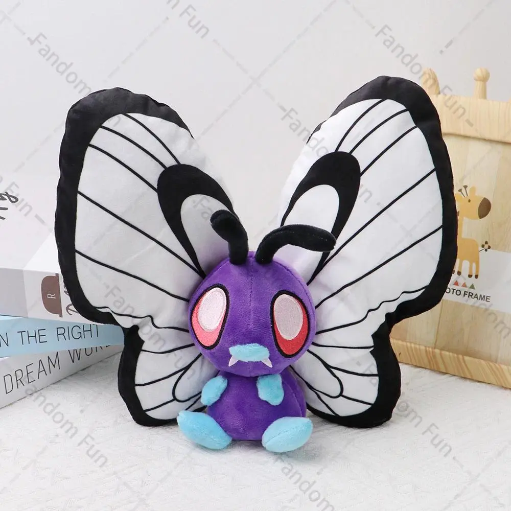 Anime & Manga Pokemon Plush Toys - 1 Piece Butterfree, Caterpie, Scolipede Soft Cotton+Short Plush Stuffed Animals, Unisex Cute Dolls for Christmas, Halloween Gifts