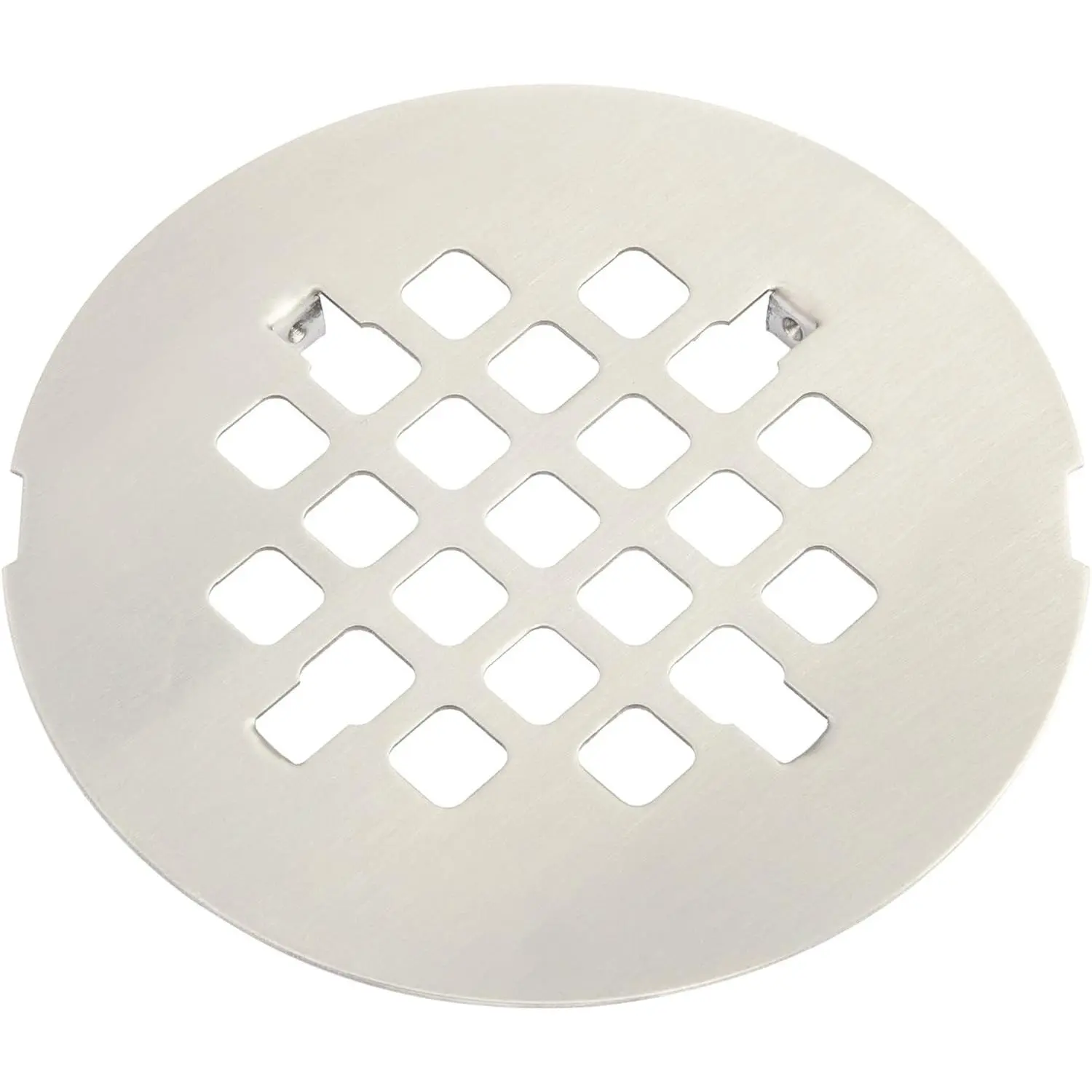 4-1/4” OD Snap-in Shower Drain Cover, Round Shower Drain Strainer Grid, Replacement Cover, Designed for Long-Lasting