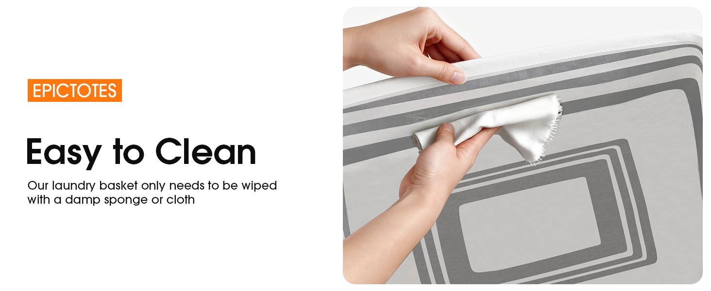 2 Pack Large Laundry Baskets, Laundry Hampers, Freestanding Waterproof Collapsible Clothes Bag with Extended & Reinforced Handles - Clothes Basket for Dorm, Bathroom, Home (Light Grey/75L)