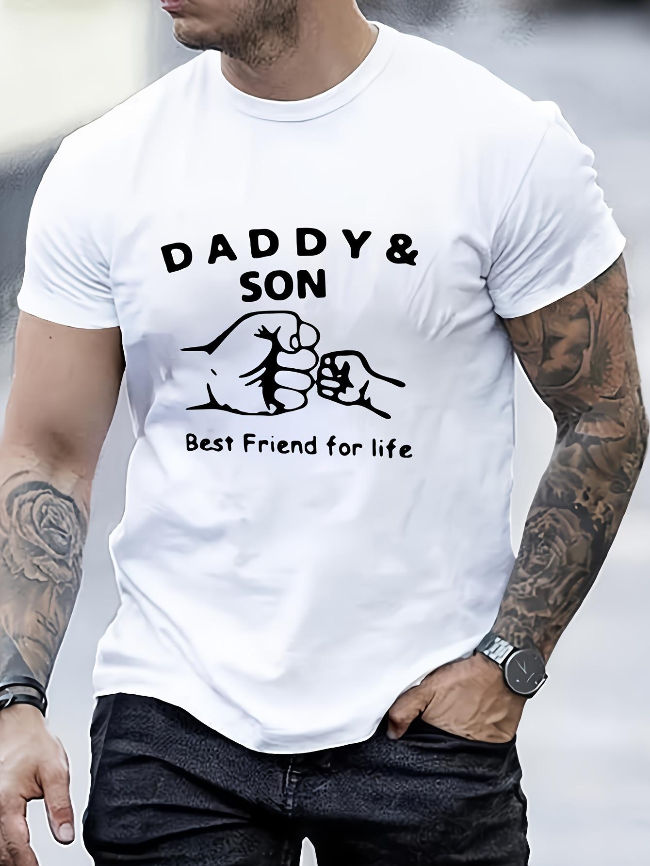 Camiseta de Manga Corta Estampada para Hombre de Verano