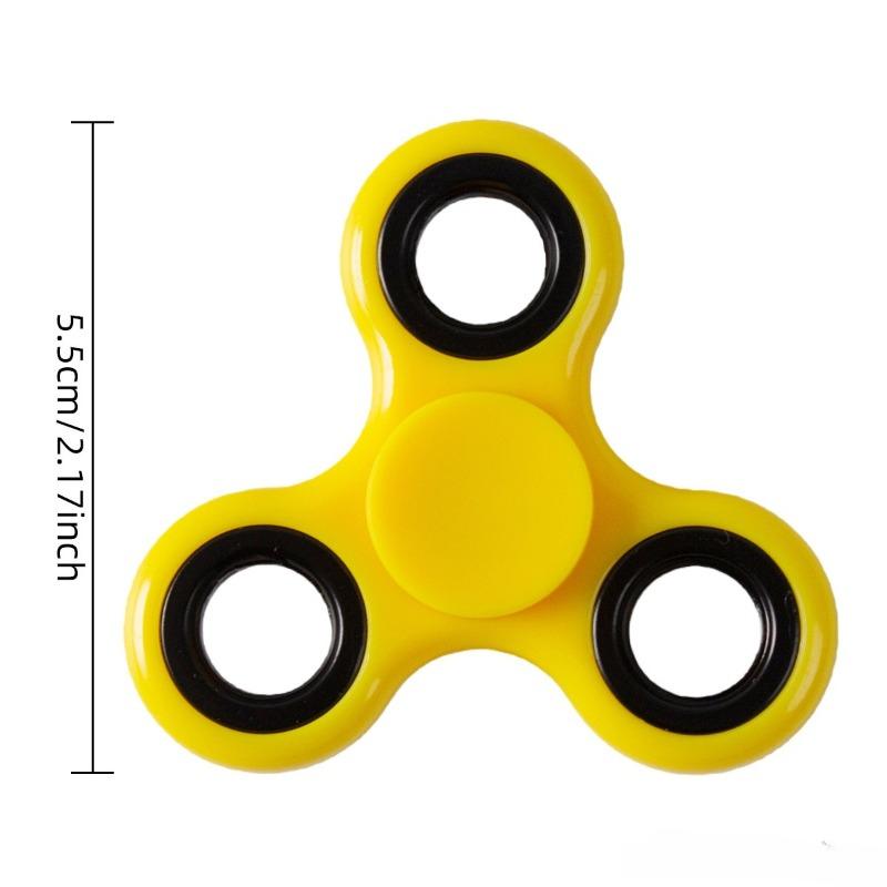 Random Color Fidget Spinner Toy, Creative Stress Relief Toy for Adults & Kids, Ideal Birthday Gift for Home & Office Use