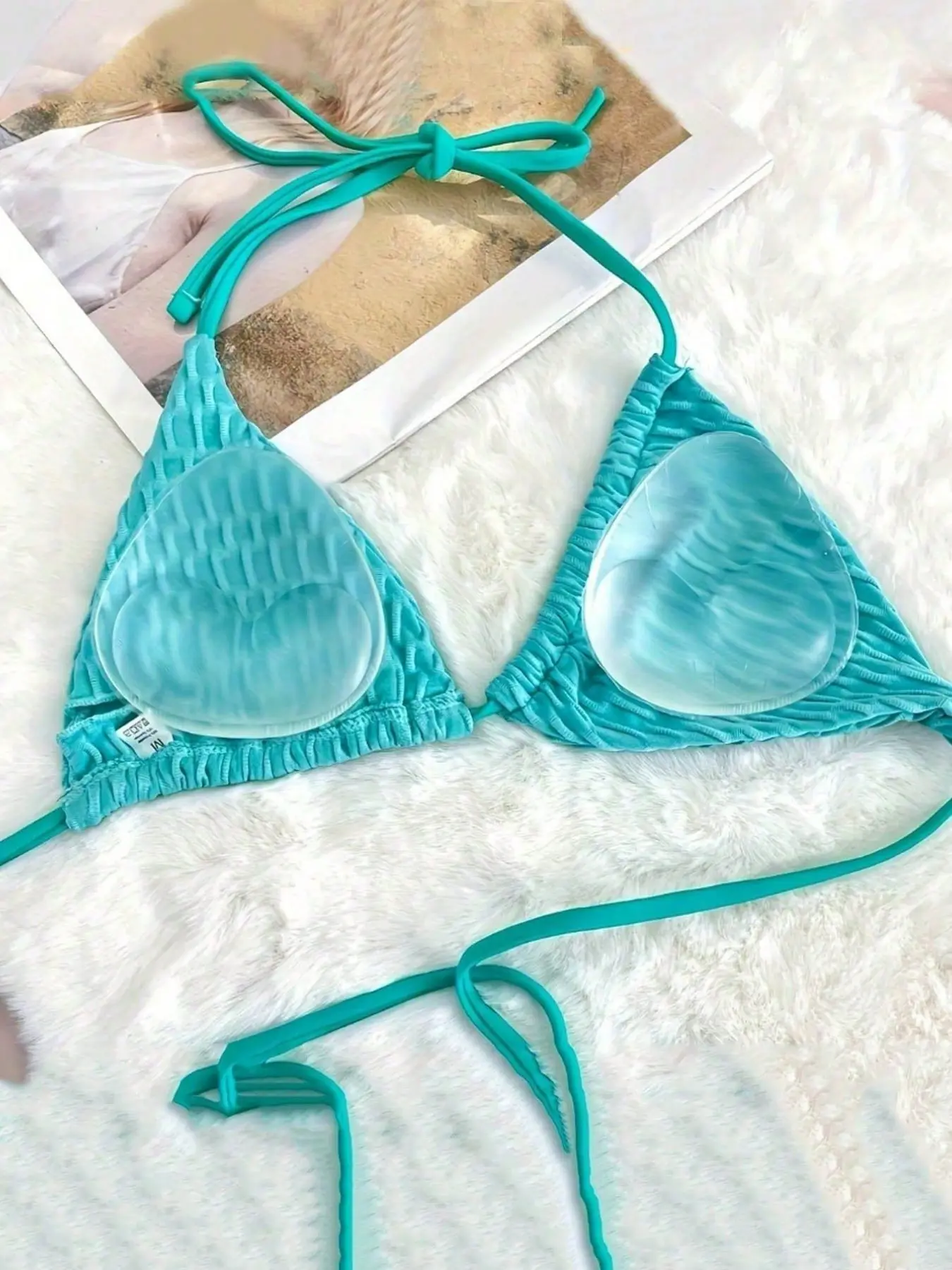 Women's Bikini Bra Inserts, Reusable Silicone Push Up Swimwear Pads, Removable Lift Cup Enhancers for Bikini Tops, Swimsuits, Sports Bras and Bralettes, Soft Waterproof Shaping Breast Pads, Bra Accessories
