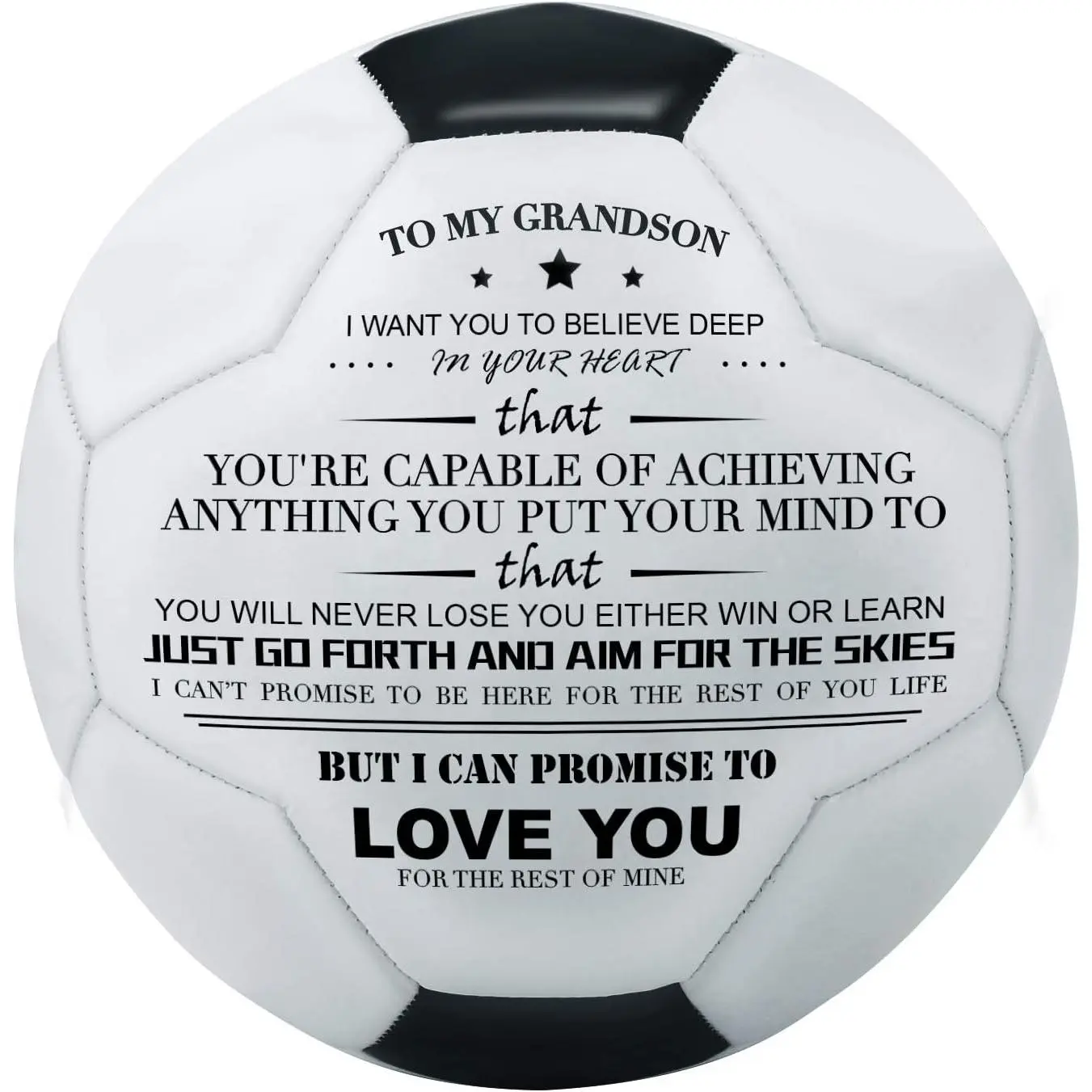 Custom Classic Soccer Ball,Engraved Soccer Ball with  Pump for  Recreation Practice, for Indoor Outdoor   Teens Adults